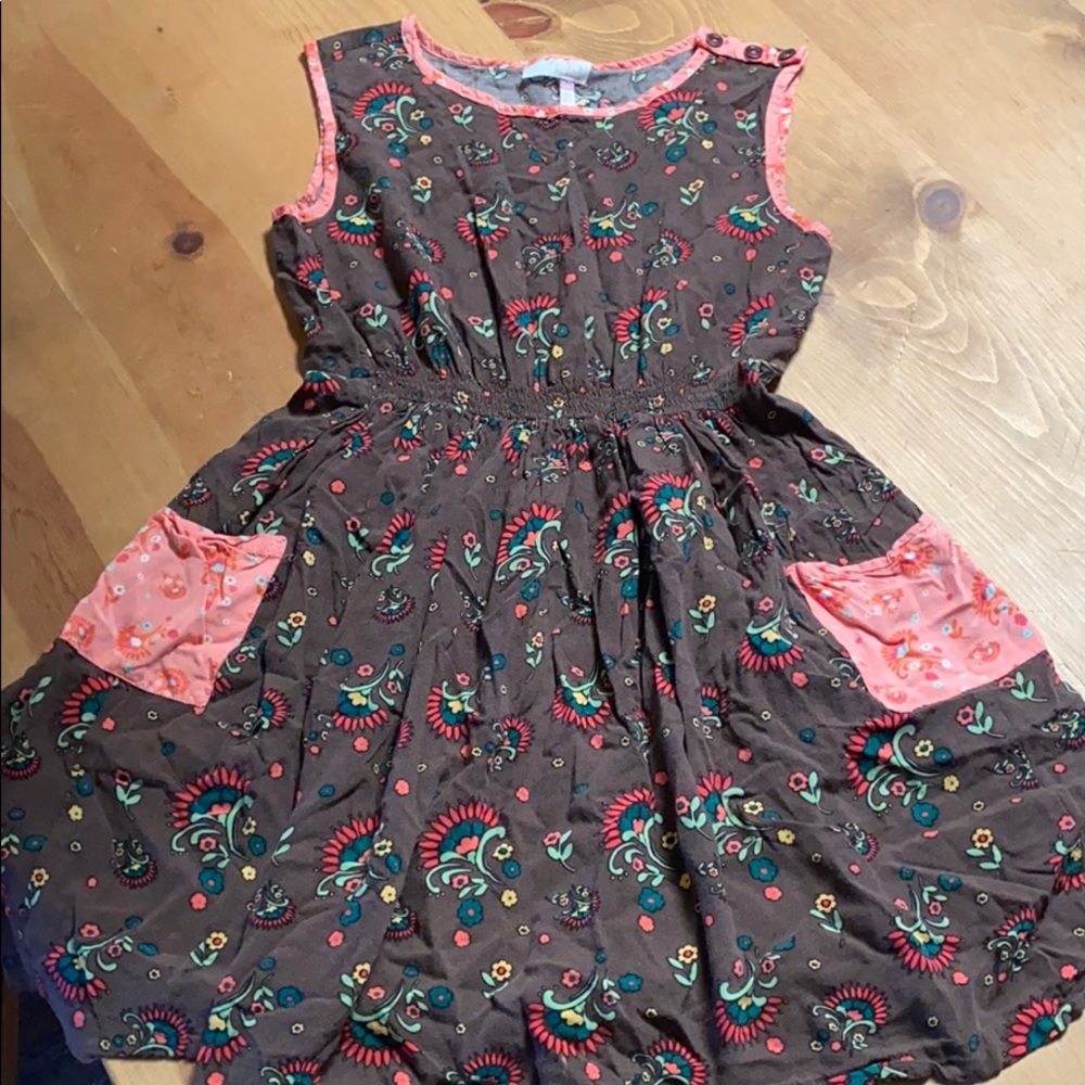 Matilda Jane Brown Floral Kids Dress